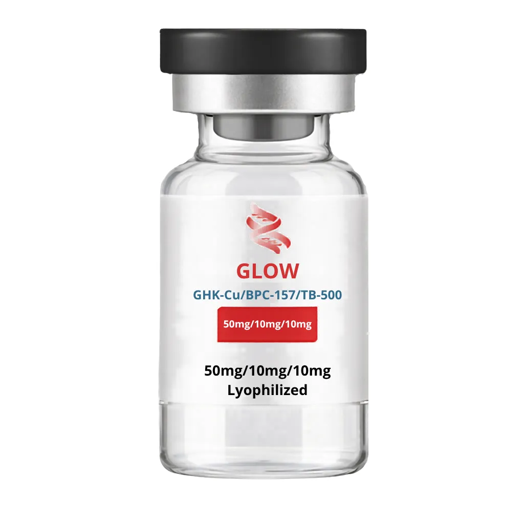 (GLOW) GHK-Cu/BPC-157/TB-500 50/10/10 mg Lyophilized